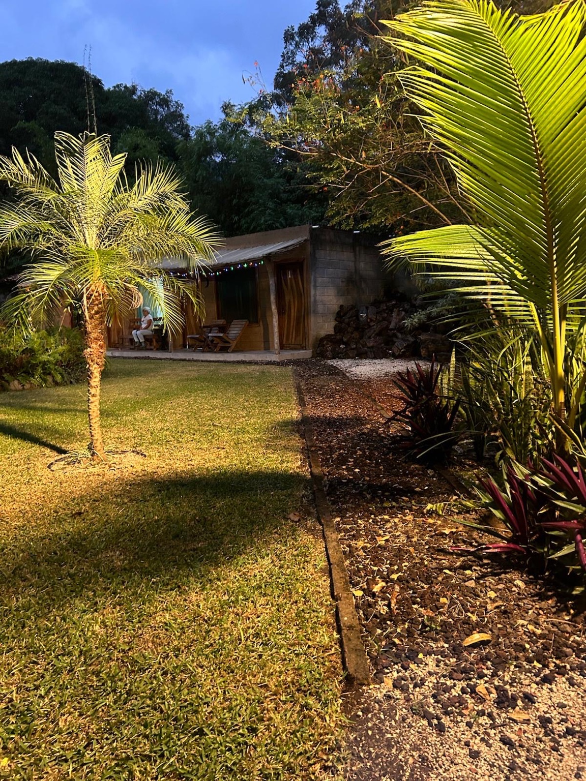 Cabañas entre jardín